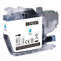 Brother LC431XLC Cyan Ink Cartridge Compatible 