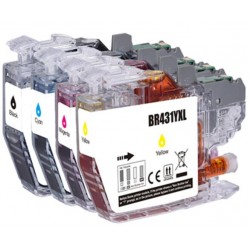 Brother LC431XL Value Pack Ink Cartridge Compatible 
