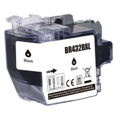 Brother LC432XLBK Black Ink Cartridge Compatible 