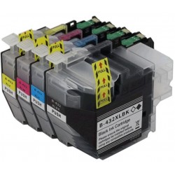 Brother LC432XL full set Ink Cartridge Compatible 