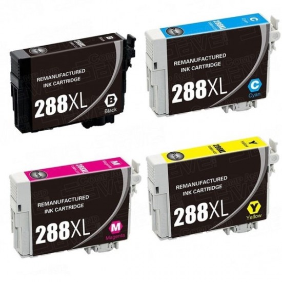 Epson 288XL ink cartridge Full Set for Epson XP 344 by Icon Compatible