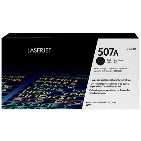 HP 507A CE400A Toner Cartridge