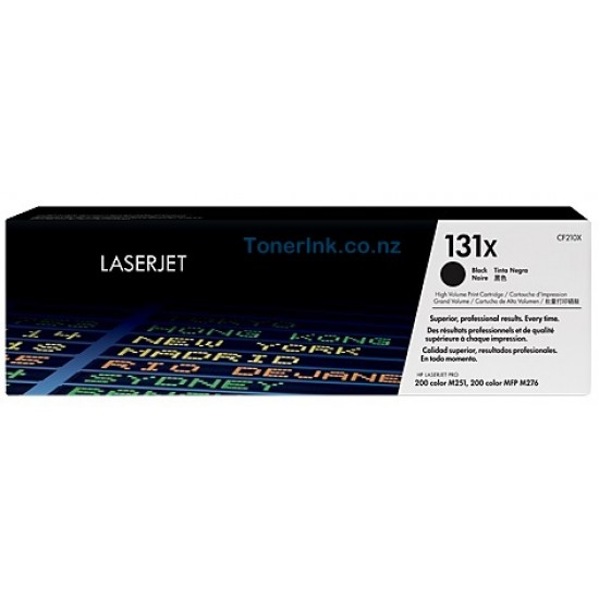 HP CF210X Black High Yield Toner Cartridge 